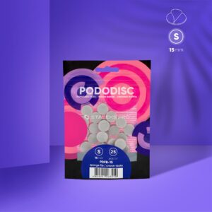 Disposable files-sponges for pedicure disc PODODISC STALEKS PRO S (25 pcs) Aufkleber