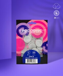 Disposable files-sponges for pedicure disc PODODISC STALEKS PRO L (25 pcs) Aufkleber