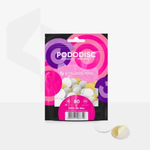 Ersatzpads „SOFT“ PODODISC STALEKS PRO M (50 Stk.) Weiß