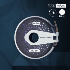 Feilenblätter OHNE KLEBER zum Anziehen in Box 240 Grit ca. 80 Feilen STALEKS