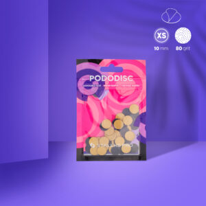 Refill pads for pedicure disc PODODISC STALEKS PRO XS 80 grit (50 pc) Aufkleber
