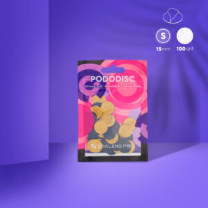 Refill pads for pedicure disc PODODISC STALEKS PRO S 100 grit (50 pc) Aufkleber