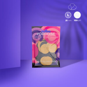 Refill pads for pedicure disc PODODISC STALEKS PRO L 100 grit (50 pc) Aufkleber