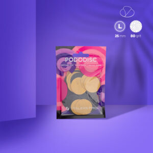 Refill pads for pedicure disc PODODISC STALEKS PRO L 80 grit (50 pc) Aufkleber