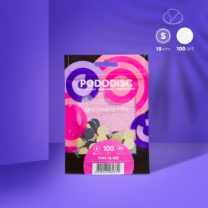 Disposable files on a soft base for pedicure disc PODODISC STALEKS PRO S 100 grit (50 pcs) Aufkleber