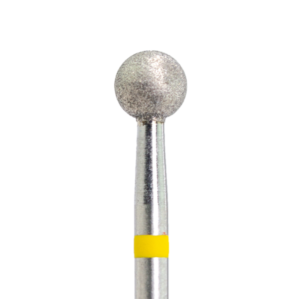 KMIZ Diamant Bit Kugel Superfein  ø 5 mm (gelber Ring)